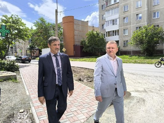 В Чебаркуле активно продолжается процесс благоустройства городской инфраструктуры.
