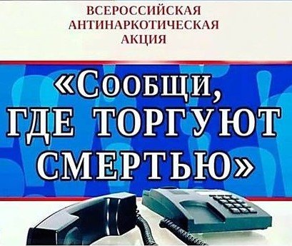 Сообщи где торгуют смертью